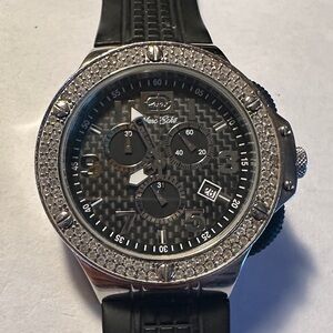 Marc Echo collectors edition Black and Silver Men's Watch